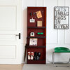 Door-back cabinet ultra-thin narrow cabinet hole plate storage