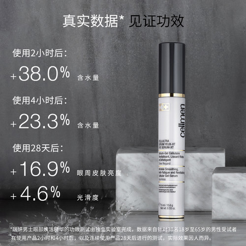 cellcosmet/瑞妍男士眼部焕活精华保湿抗皱男士专用瑞士进口 - 图0