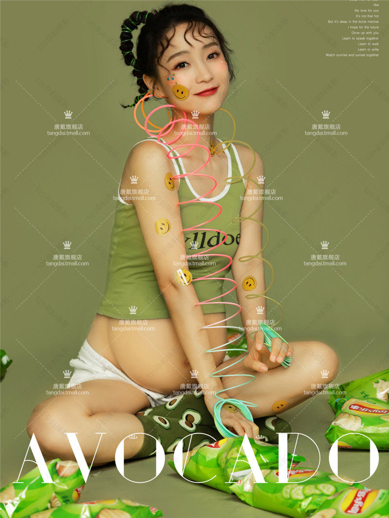 影楼新款孕妇摄影服装活泼可爱活力 唐戴影楼服装