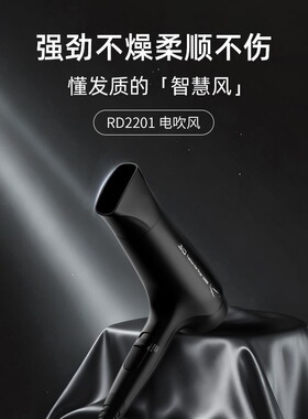超人电吹风机RD2201家用理发店强风2200W大功率吹风机静音电吹风