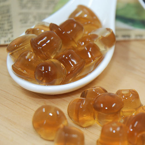 黑糖晶球连锁奶茶店专用奶茶珍珠免煮即食蒟蒻寒天晶球黑糖脆波波 - 图1