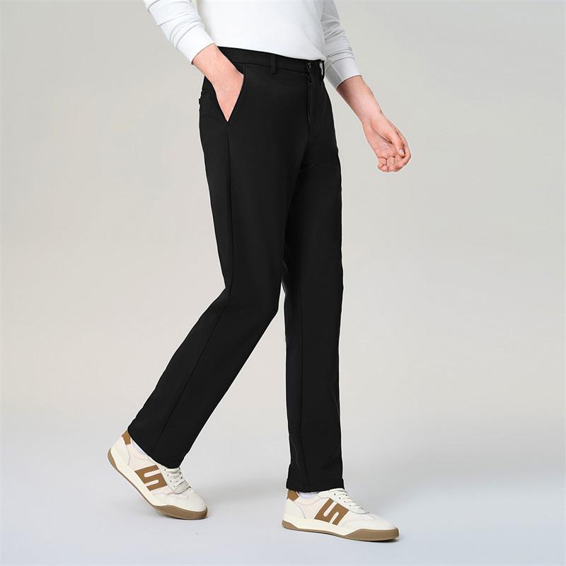 金利来GY男士舒适休闲裤秋冬经典款弹力裤子简约青年直筒长裤 - 图2