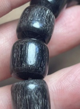 男女款黑驴蹄子经典纯黑手串