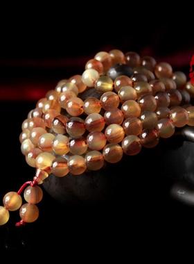 西藏天然通透男女款文玩项链佛珠