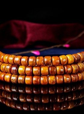 天然西藏牦牛骨手串项链文玩佛珠