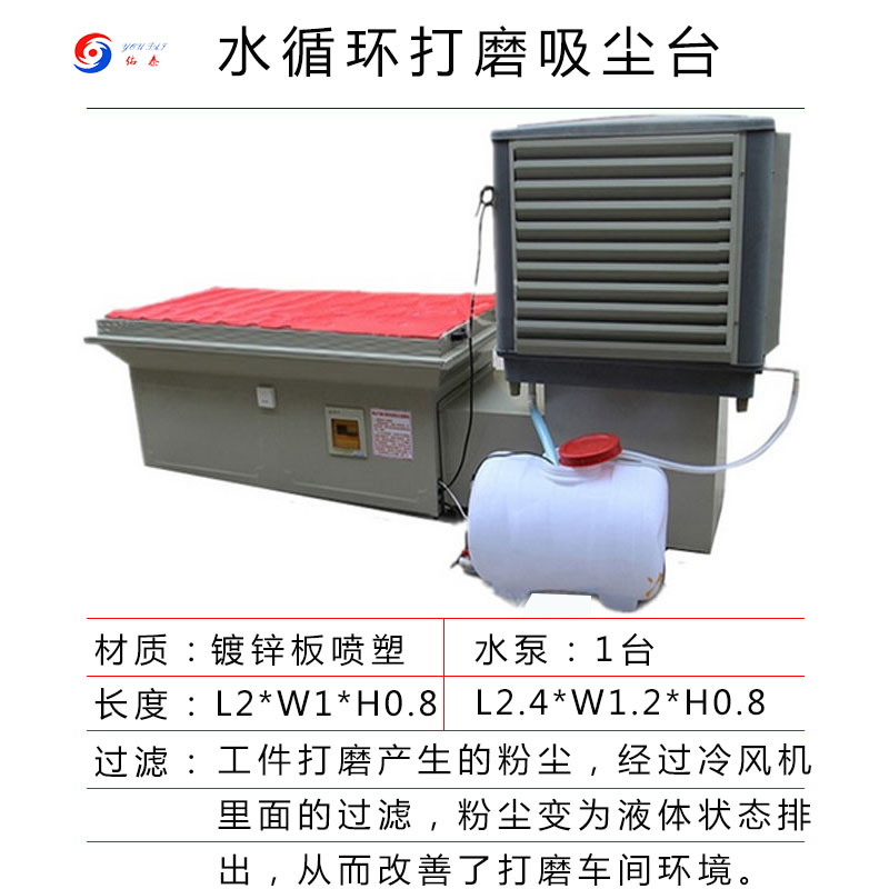 水式打磨除尘柜石材家具水帘湿式粉尘空气净化设备立式吸尘柜厂家 - 图3