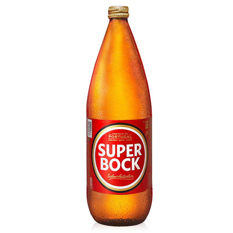 SuperBock超级波克进口大瓶整箱啤酒1L*2瓶装清爽啤酒-图3