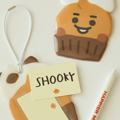 BT21防弹少年团烘培面包店系列行李吊牌旅行箱包挂牌托运登机挂件 - 图1