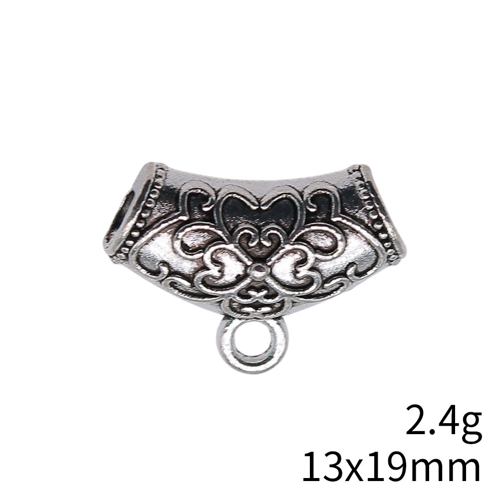 10个/包 13x19mm 古银色 DIY饰品配件 挂头连接件挂头 ABD-C13313 - 图1