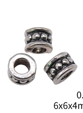 20个/包 6x6x4mm 多色 DIY饰品配件 隔位珠珠子 ABD-C13112