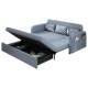 Sofa bed dual-purpose foldable storage multi-function sliding