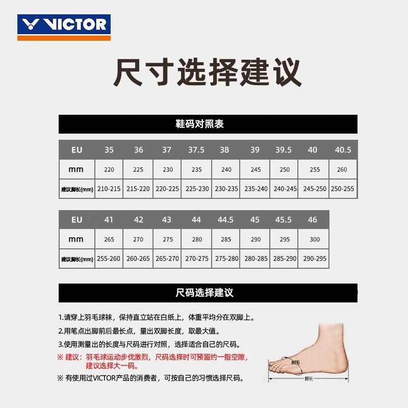 威克多VICTOR胜利 专业级稳定类戴资颖专属战靴 P9200TTY羽毛球鞋 - 图3