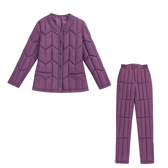 Hengyuanxiang long-sleeved liner suit down cotton thickened version