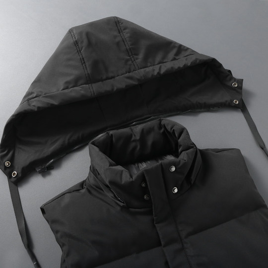 Hengyuanxiang medium and long zipper down cotton thickened version