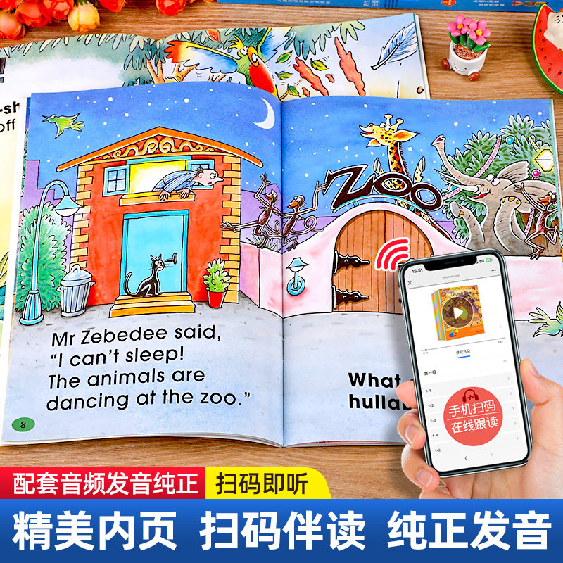 培生英语绘本三四五六年级分级阅读绘本原版全套中英双语扫码听读单词纯正发音必基础版小学生牛津英文课外书籍儿童读物老师推荐
