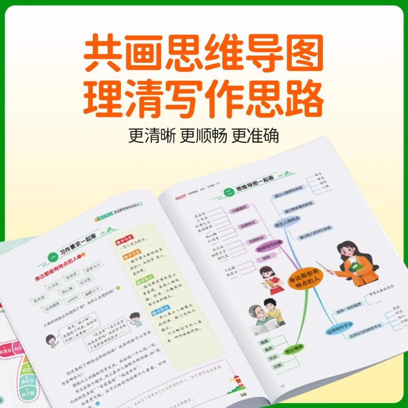 2026秋新版阳光同学同步作文三年级下册一二四五六年级上下册小学语文人教版看图说话写话专项训练作文书大全解积累写作范文 RJ