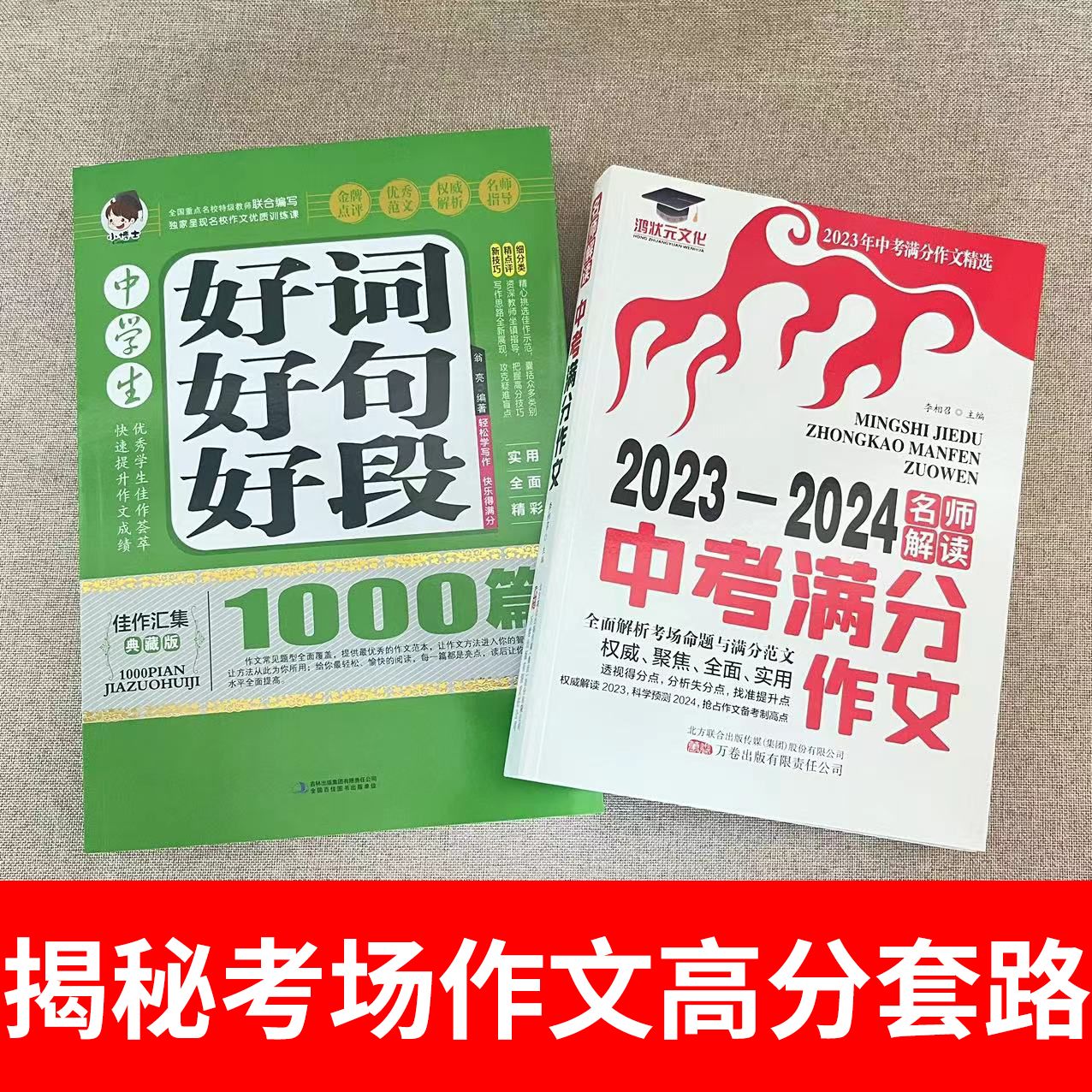 【备考2024】中考满分作文名师真题解读2023-2024 初中作文素材高分范文精选辅导初三初中生中学生语文作文书全国优秀作文选zj - 图1