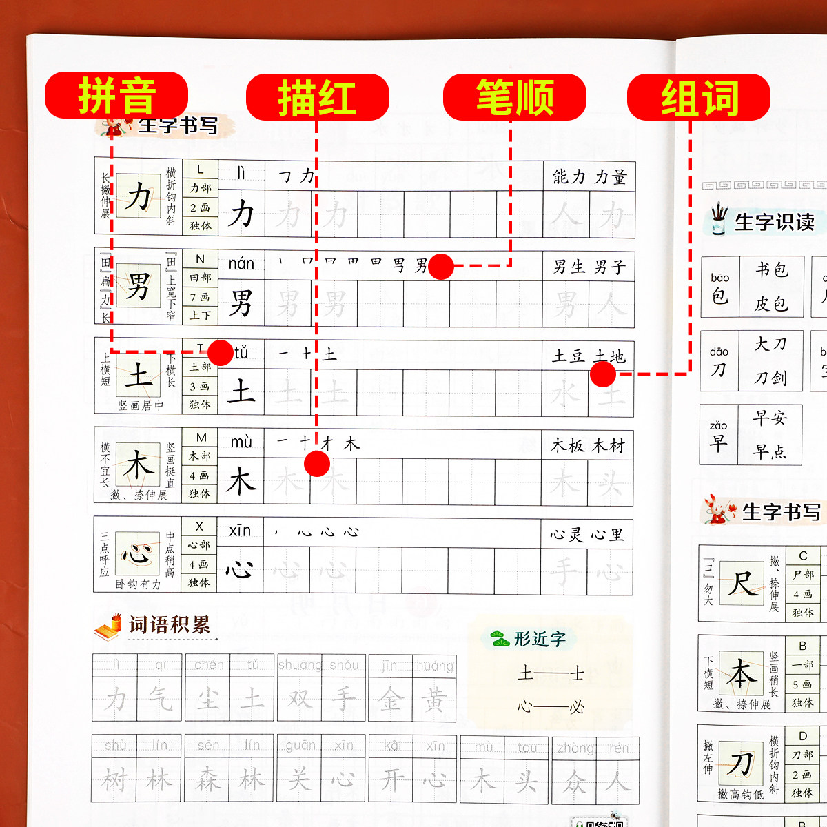 2026新版 一年级下册同步练字帖人教版一下教材课文语文字帖生字描红写字小学生专用笔顺楷书正楷练习1下学期儿童每日一练打卡部编
