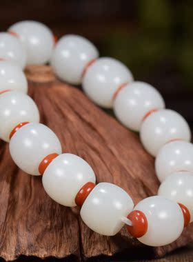 手串男士佛珠结缘欣赏和田籽料