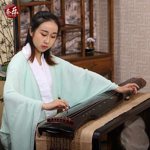 【门店有售】奈乐古琴伏羲式仲尼式混沌式一步到位收藏古琴送桌凳 - 图0