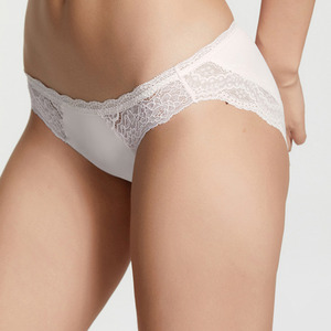 3件248|维密花漾蕾丝内裤透明网纱比基尼三角裤女26