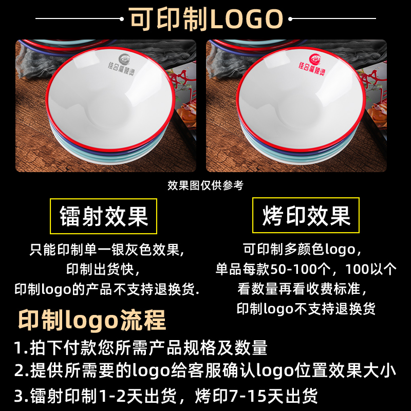北欧商用面碗密胺餐具面馆专用米线碗创意冒菜碗麻辣烫碗螺蛳粉碗