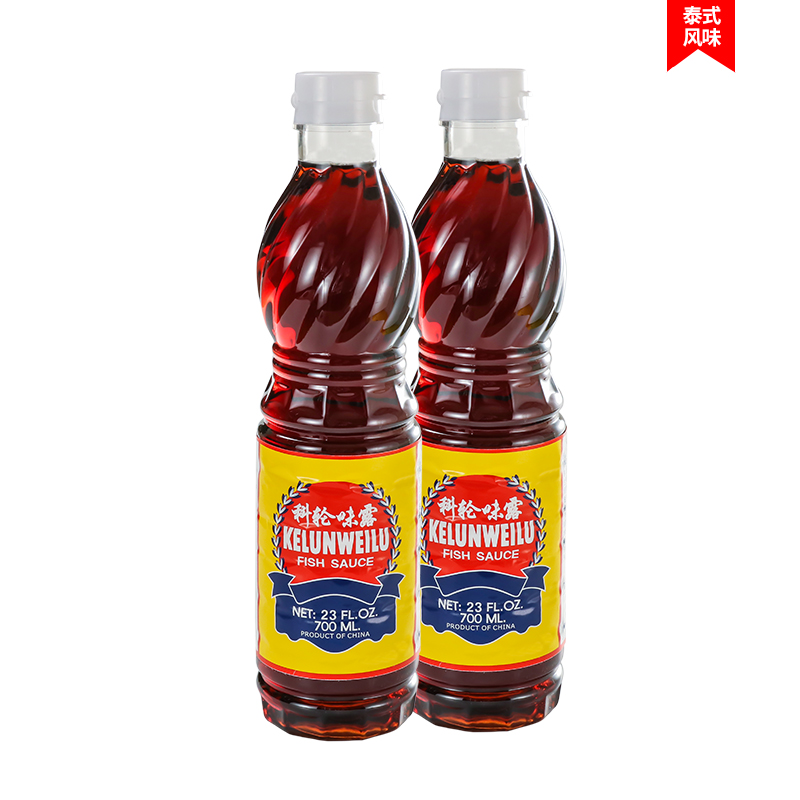 科轮味露 泰国风味鱼露700ml*2 海鲜调味料泡菜专用调料 蒸鱼酱油 - 图0