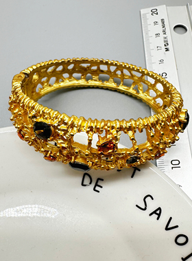 10.22青岛外贸尾货孤品原单出口欧美复古重工手镯项圈