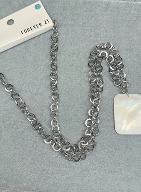 2.26青岛尾货孤品瑕疵欧美外贸原单出口简约气质项链饰品女