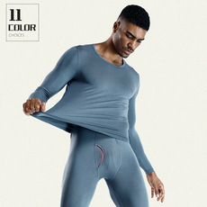 Комплект нижней одежды t1746狠狠拽！秋冬男士紧身弹力薄款圆领秋衣裤保暖舒适内衣套装 OTHER