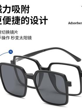 韩版新款ins大框近视太阳镜