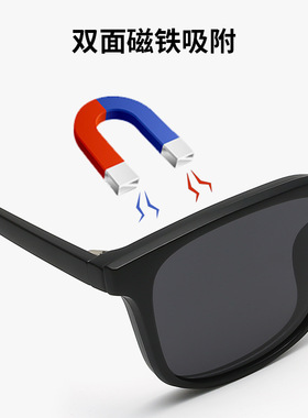 太阳镜套镜磁吸近视眼镜夹片