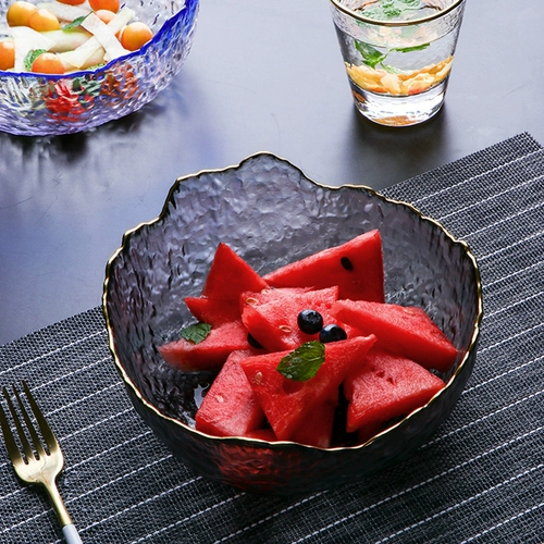 Aier Gools Fruit Pan Nordic ins ins phnom penh glass salad bowl Японская творческая современная гостиная дом