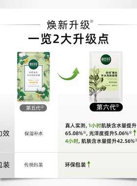 相宜本草四倍蚕丝面膜40片盒装
