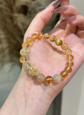 发晶手串寓意招财聚气提升事业运势手链(配盒子)SJ8368