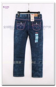 美淘现货 Levis Skinny 李维斯 女童小脚修身牛仔裤 铅笔裤 长裤