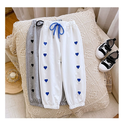 Весенние штаны, детские повседневные брюки, в корейском стиле, в западном стиле