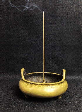 黄铜香炉复古宣德炉檀香炉