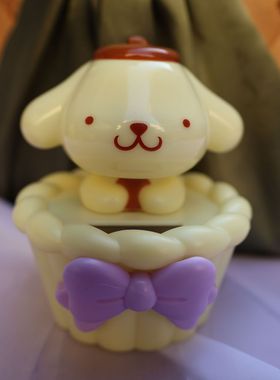 太阳能摇头美乐蒂公仔摆件