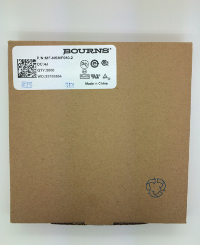 BOURNS 贴片自恢复保险丝 SMD PTC MF-FSMF050X-2 0603 0.5A 6V - 图2
