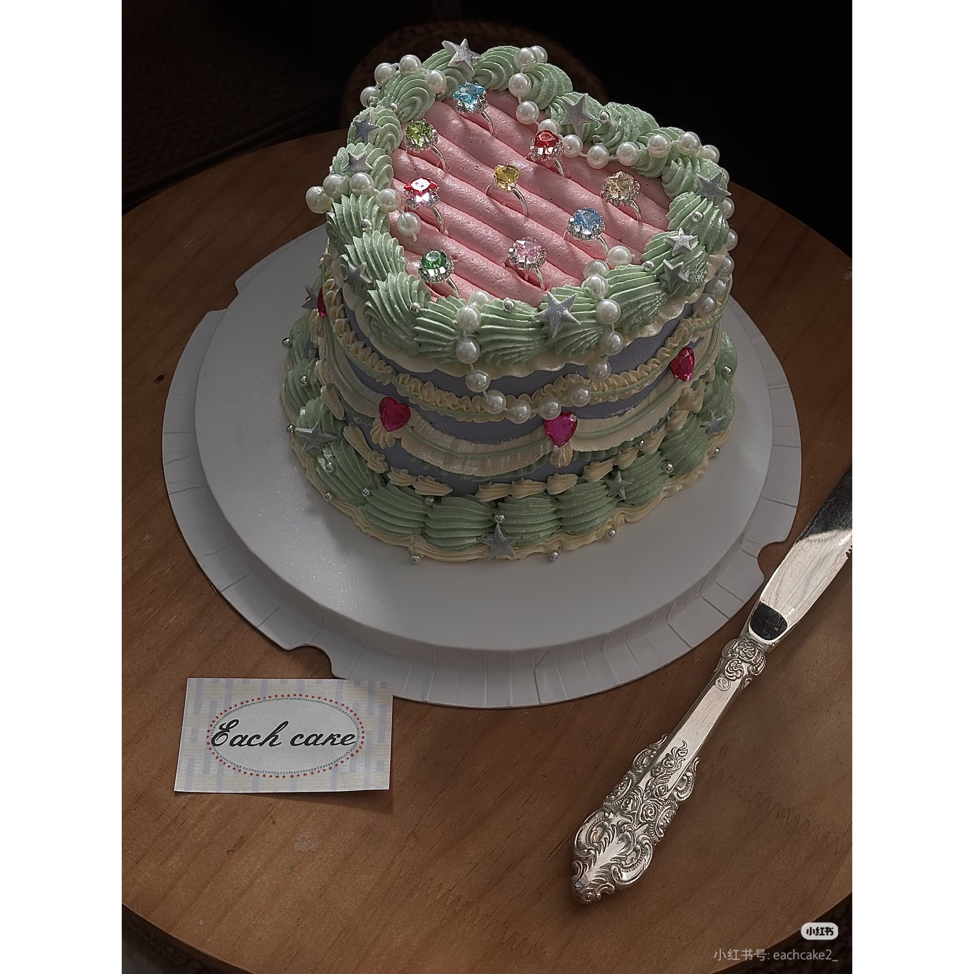 Girly Luxurious Cake Jewelry Decoration Ornaments