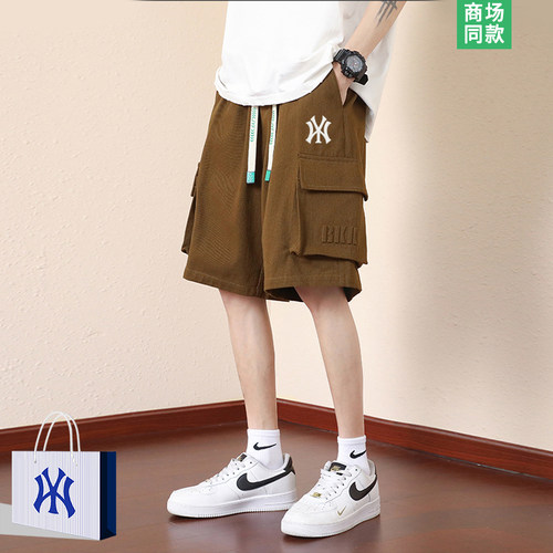 1折专区 | 纯棉工装短裤男士夏季2026新款潮牌五分裤男装运动裤子 - 图0