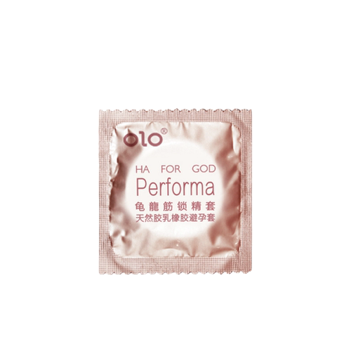 OLO龟龙筋锁精套10只装避孕套 物理延时套 物理锁精玻尿酸安全套 - 图3