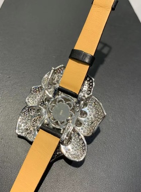 大花朵手镯手链一款多用胸针吊坠可用925纯银镶锆石高档