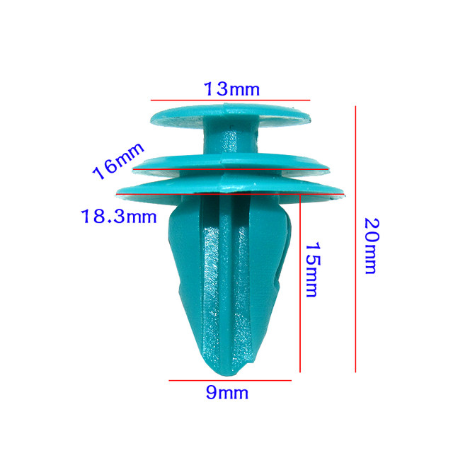 Polypropylene plastic car door panel clip reinforced universal interior panel decorative panel clip