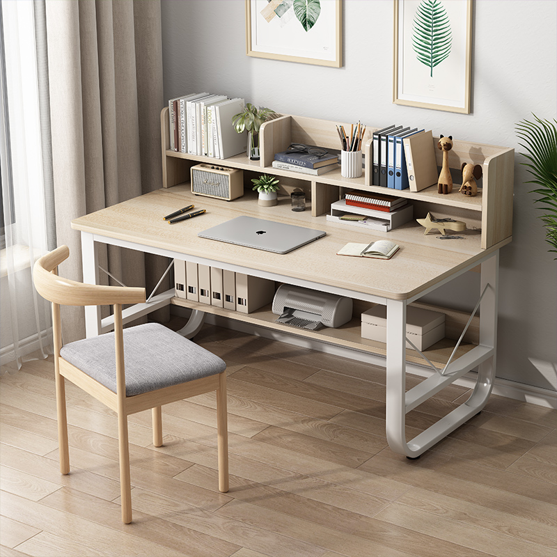 书架一体中小学生书桌椅子电脑桌 guxini古希尼电脑桌