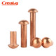 Copper semi-circular rivet creaby high-quality price