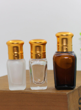 茶色精油分装瓶子化妆品分装瓶子