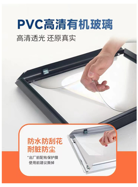 简约轻便四周开启式铝合金画框