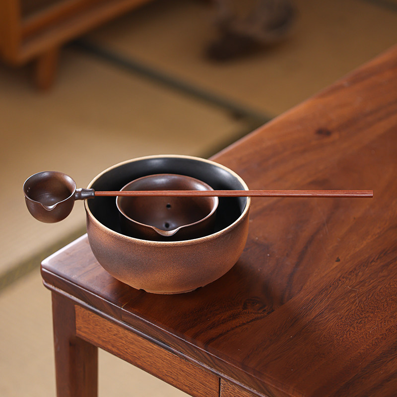 围炉煮茶古法粗陶煮茶炉煮茶壶茶碗套装电陶炉煮茶罐带长柄勺礼品,淘宝优惠券,粉丝福利购,淘宝优惠卷